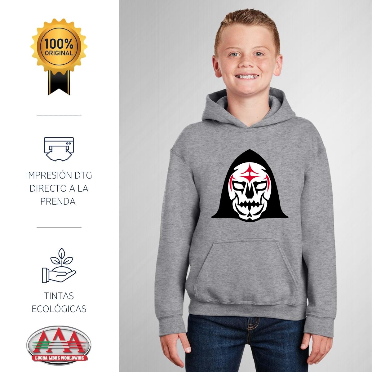 Sudadera Niños Hoodie Lucha Libre AAA La Parka Emoji