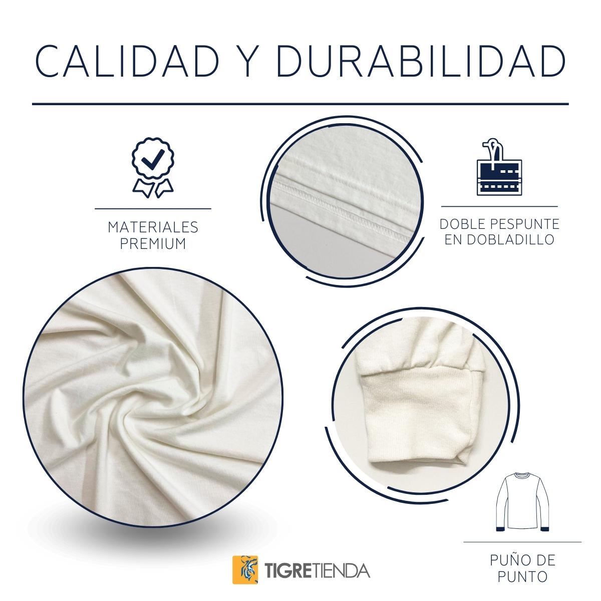 Playera Hombre Tigres UANL Manga Larga Aniversario 65