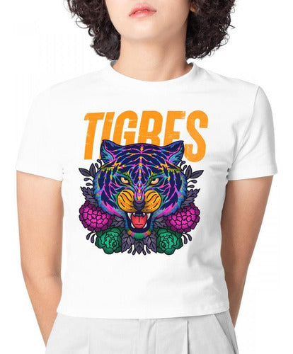 Playera Tigres UANL Mujer Día De Muertos
