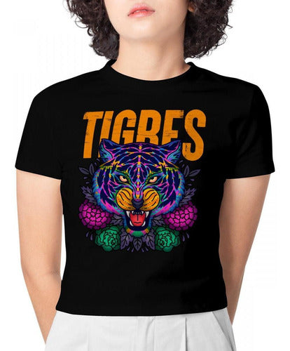 Playera Tigres UANL Mujer Día De Muertos