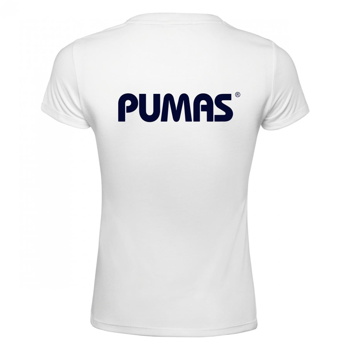 Playera Mujer Pumas Logo Azul