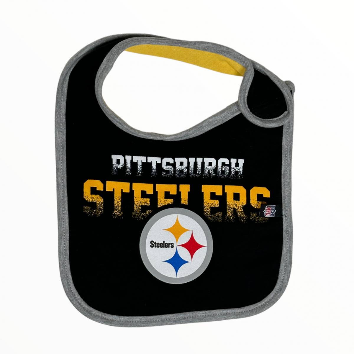 Set 2 Baberos Pittsburgh Steelers NFL Bebés BG640901ST