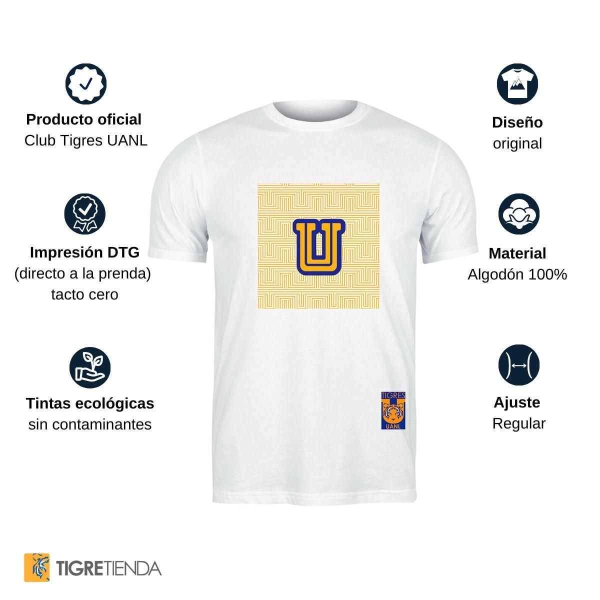 Playera Tigres UANL Hombre Grecas OD77289