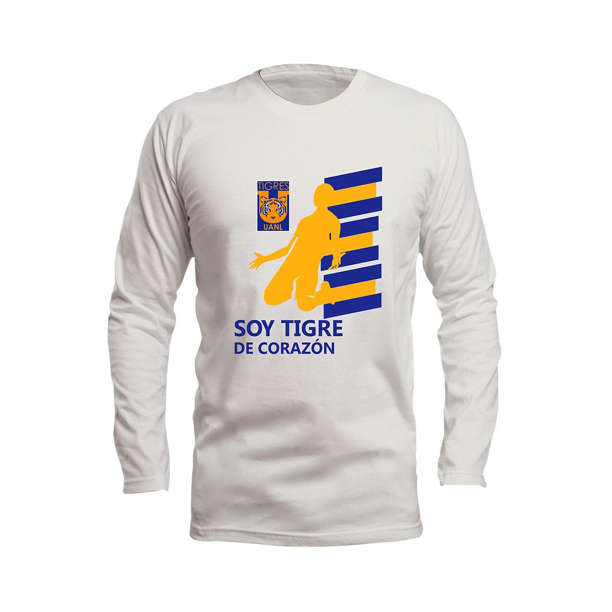 Playera Tigres UANL Hombre Tigres De Corazón OD77297